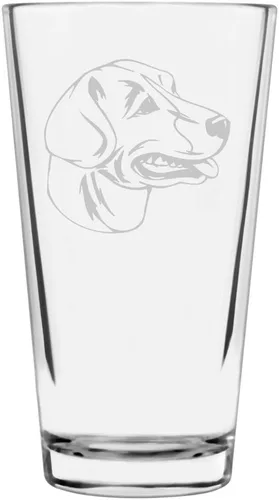 Vista 17 de Podenco Canario - Vaso de pinta de 16 onzas con temática de perro personalizado