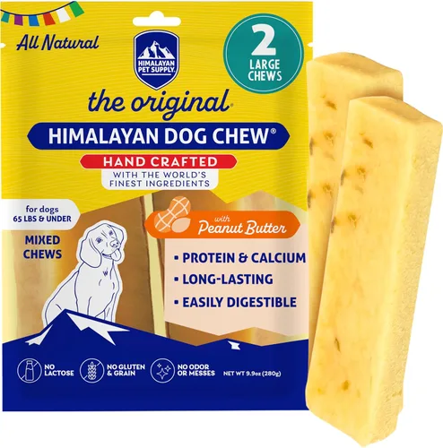 Vista 12 de Himalayan Dog Chew Bacon Yak Cheese - Masticables para perros, el mejor para ti, 100% natural de larga duración, golosinas saludables para perros