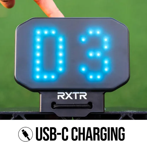 Vista 9 de RXTR Reaction Training Light - Dispositivo inteligente de entrenamiento de fútbol con puntuación en tiempo real, taladros incorporados, compatible