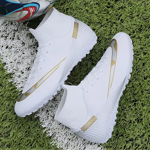 Vista 3 de HaloTeam Zapatos de fútbol para hombre botas de fútbol profesionales de alta calidad transpirables para interiores y exteriores TFAG