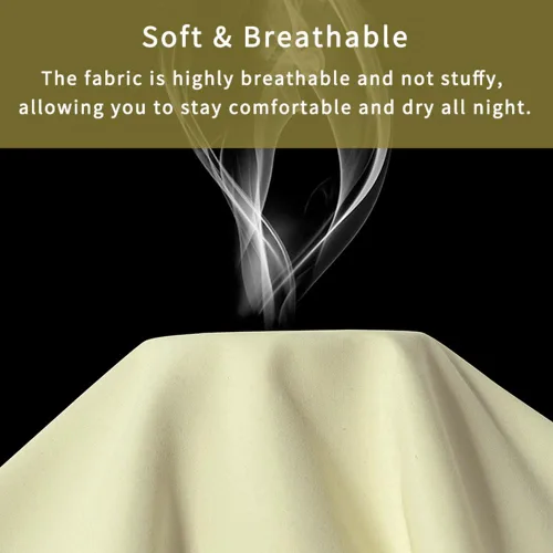 Vista 3 de Paquete de 2 fundas de almohada de microfibra tamaño estándar con cremallera, fundas de almohada color beige, suaves y cómodas, no se encogen Beige