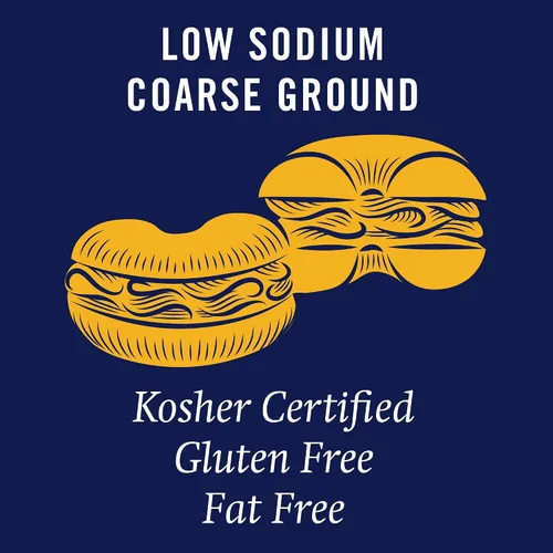 Vista 4 de Gold's New York Deli bajo en sodio, certificado Kosher, sin gluten, sin grasa, solo 10 calorías por porción, fabricado en los Estados Unidos