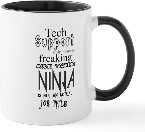 Vista 127 de CafePress Ascii - Taza de café de cerámica, taza de té, 11 onzas