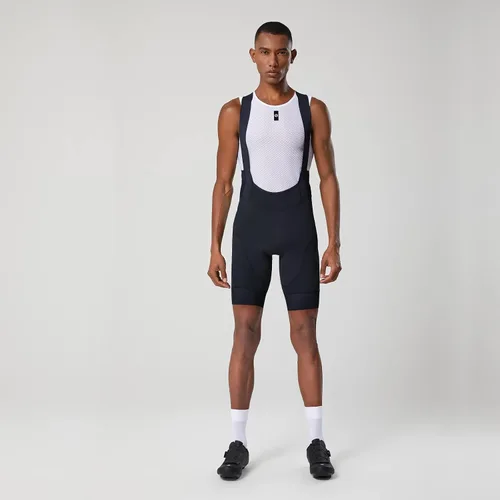 Vista 7 de Baberos de ciclismo para hombre, pantalones cortos de ciclismo para hombre, bicicleta de carretera, transpirables, acolchados, pantalones cortos