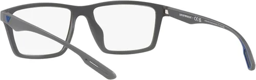Vista 6 de Emporio Armani Men's Ea4189u Universal Fit Prescription Eyewear Frames with Two Interchangeable Sun Clip-ons Rectangular