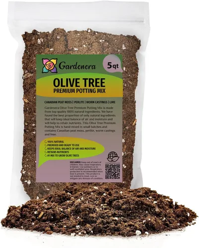 Vista 5 de Gardenera - Mezcla para macetas prémium para olivos - Logra la excelencia del olivo con ingredientes naturales - 1 cuarto de galón