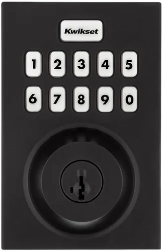 Vista 2 de Kwikset Home Connect 620 - Cerradura inteligente de pestillo con tecnología Z-Wave, funciona con Ring Alarm, Samsung SmartThings y más, requiere