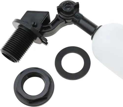 Vista 3 de Haidong HO-79946 1/2 "ABS plástico negro mini flotador válvula de bola con brazo ajustable para control automático de nivel de agua de tanques