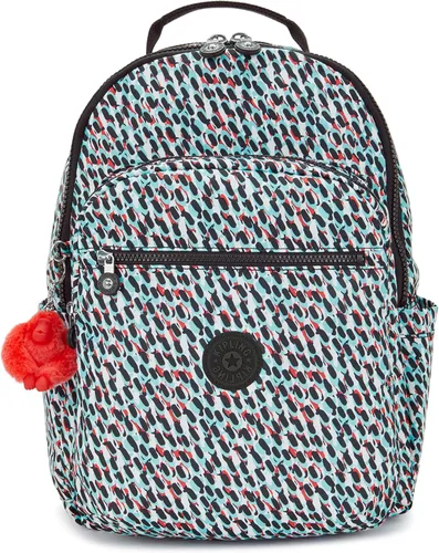 Vista 82 de Mochila Kipling Seoul extra grande para laptop de 17", Grande True Blue Tonal 2