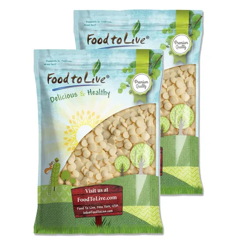 Vista 8 de Food to Live Obleas de Mantequilla de Cacao Cruda, 8 onzas – Pura, Prensada en Frío, Sin Filtro, Sin Refinar, No Desodorizada, Kosher, Keto, Vegana