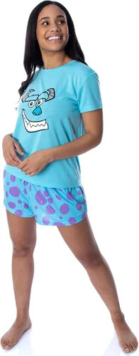 Vista 2 de Disney Monsters Inc. Sulley - Conjunto de pijama de 2 piezas para mujer, Sulley