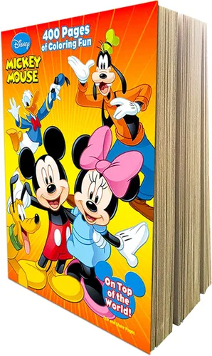Vista 5 de Disney - Juego de almohadillas gigantes para colorear para niños, el paquete incluye 3 libros gigantes para colorear de suelo