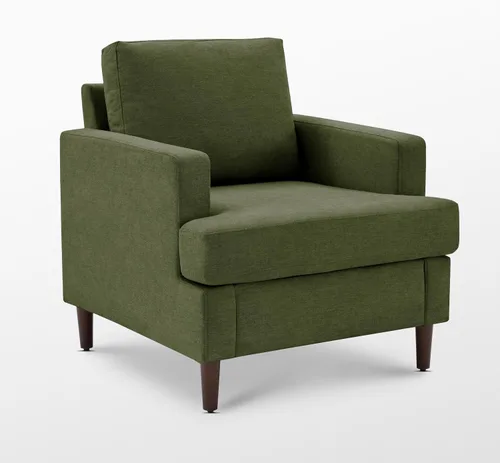 Vista 6 de Weture Silla decorativa Mid-Century, sillón verde, sillas de sala de estar