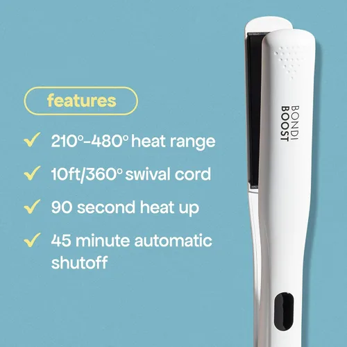 Vista 2 de BondiBoost Plancha de Pelo con Recubrimiento de Aloe 1" US