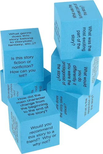 Vista 2 de Cubos de espuma de comprensión de lectura (TCR20634)