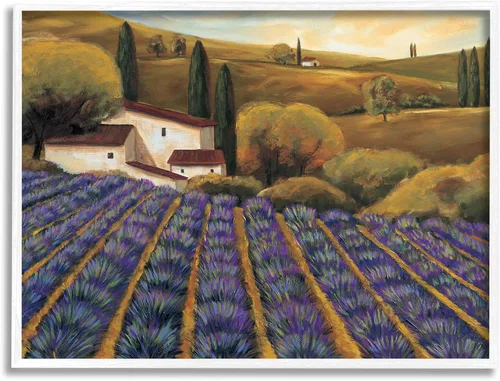 Vista 9 de Stupell Industries Aislado Púrpura Vegetal Cosecha Granja Prado Cielo, Diseño de Michael Cooper Stupell Industries Gray, 14 x 11 Inches, Easy to