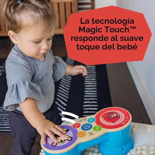 Vista 3 de Baby Einstein Upbeat Tunes Magic Touch - Tambor de madera Juguete musical, a partir de 6 meses