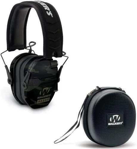 Vista 23 de Walker's Razor Slim - Protector auditivo electrónico para tiro (amplificación y supresión de sonido) con estuche protector