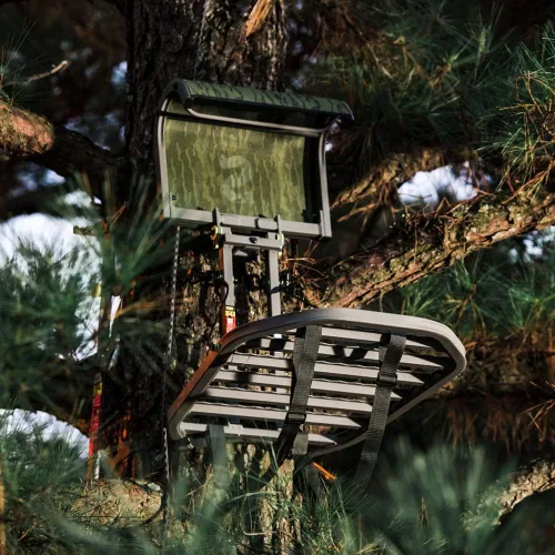 Vista 8 de Summit Treestands Árbol de doble eje para colgar, camuflaje