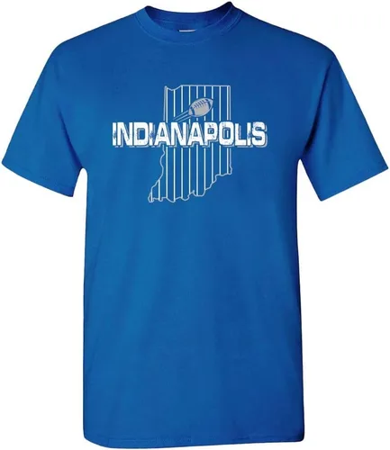 Vista 64 de Xtreme Apparrel Camiseta para hombre Team Field Map para aficionados al fútbol Dallas - Camisa azul marino