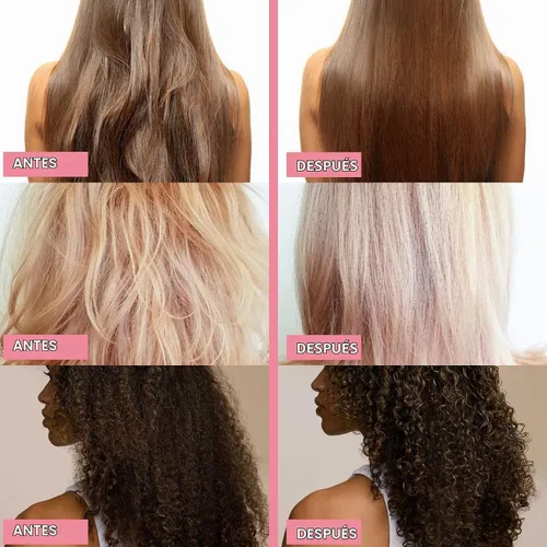 Vista 5 de Suero de queratina para el cabello, aceite hidratante y peinado de queratina, control antiencrespamiento, nutre y repara, aceite de suero