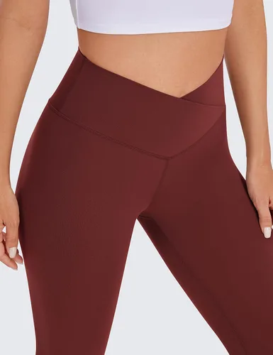Vista 3 de CRZ YOGA Butterluxe - Leggings de entrenamiento con cintura cruzada para mujer, 25 pulgadas, cintura alta, para gimnasio, atletismo, yoga