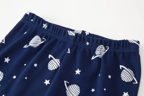 Vista 6 de Pijamas cortas de 2 piezas para niños pequeños, ropa de dormir de tiburón de tren, 100% algodón, pijamas de dinosaurio para niños pequeños, ropa