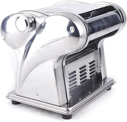 Vista 5 de Xuthusman 135 W Comercial Eléctrico Rodillo Sheeter Fideos Pasta Maker Máquina Máquina de Prensa Fideos Producción Inoxidable 0.157 in 110V