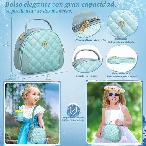 Vista 3 de Hohosunlar Bolso de regalo para niña de 3, 4, 5, 6, 7, 8, accesorios