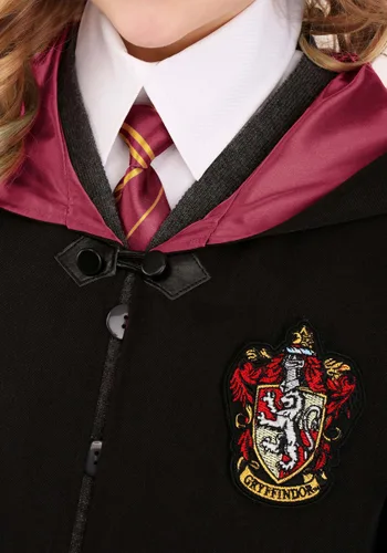 Vista 2 de Disfraz Deluxe de Hermione Granger para Niños de Harry Potter Multicolor
