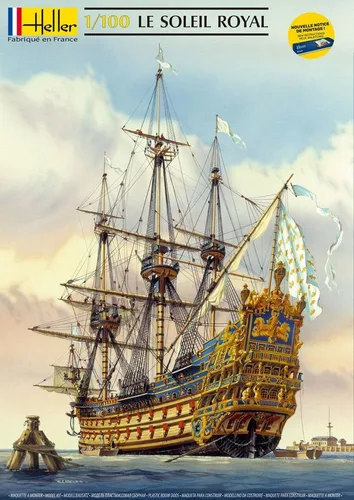 Vista 3 de Kit de construcción de modelo de barco real Heller Soleil
