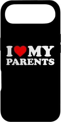 Vista 27 de I Love My Parents - Red Heart Case for iPhone 16