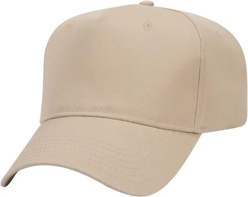 Vista 6 de OTTO Gorra de béisbol de perfil medio con 5 paneles OTTO 31-069 Negro y natural.