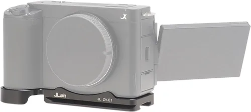 Vista 6 de FocusFoto Placa base de liberación rápida QR placa soporte para cámara Sony ZV-E1 sin espejo, compatible con trípode estándar Arca-Swiss Ballhead
