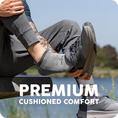 Vista 2 de Balega Hidden Comfort - Calcetines deportivos para correr, unisex, invisibles, de rendimiento (1 par)