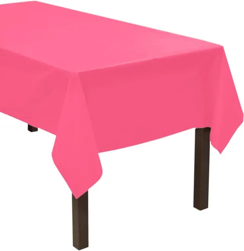 Vista 18 de Party Essentials ValuMost - Mantel de plástico disponible en 36 colores, 54 x 108 pulgadas, rojo