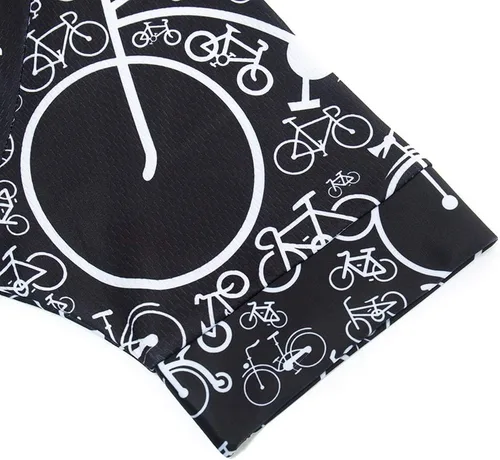 Vista 4 de Uriah Men's Cycling Jersey Short Sleeve Reflective with Rear Zippered Bag