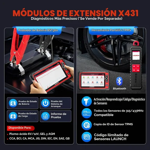 Vista 9 de LAUNCH Escáner X431 CRP919E OBD2, Herramienta de Escaneo Bidireccional 2026 como CRP919EBT, CANFD/DoIP/FCA SGW, Código ECU, 35+ Servicios, Pruebas