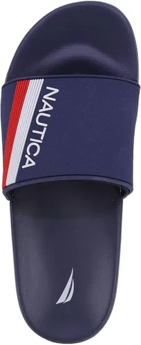 Vista 4 de Nautica Men's Athletic Slide Comfort Sandal Shower Slippers