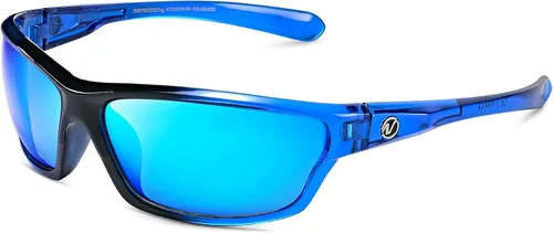 Vista 76 de Nitrogen Gafas de sol deportivas polarizadas envolventes para hombres y mujeres, UV400, para conducir, pescar, correr, gafas de sol