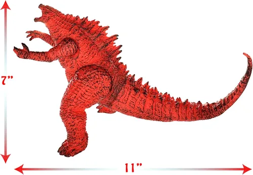Vista 4 de TwCare Juego de 2 Figuras de Monstruo Legendario de Fuego Shin, Juguetes del Rey Llameante de los Monstruos, Articulaciones Móviles, Serie de Dragón