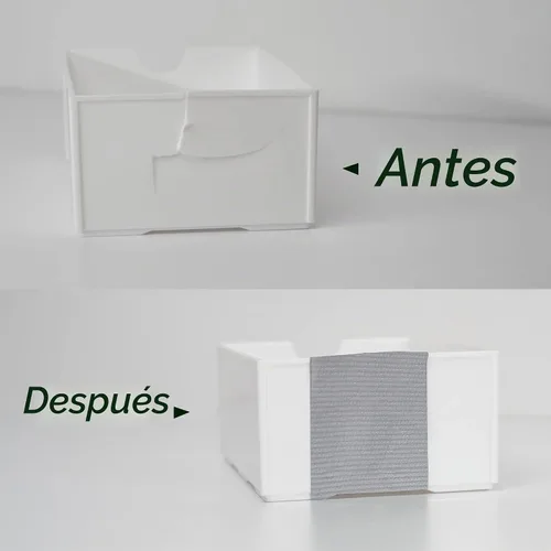 Vista 6 de Reniteco - Cinta adhesiva plateada de 2 pulgadas x 10 yardas resistente al Plateado