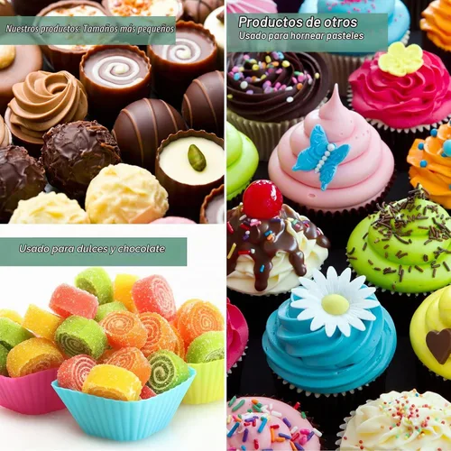 Vista 7 de 600 envoltorios verdes de mini cupcakes forros para hornear vegetación eucalipto cupcakes forros mini baby shower horneado rústico fiesta