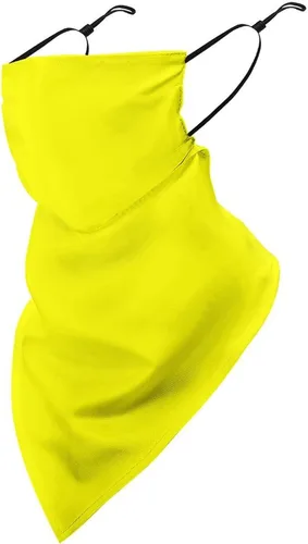 Vista 37 de Bufanda triangular reutilizable con cinta elástica para las orejas, protección solar UV