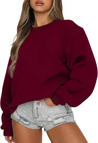 Vista 6 de EFAN Sudaderas de gran tamaño con cuello redondo Y2K para mujer, sudaderas con capucha para otoño, moda 2025, ropa para adolescentes y niñas, lindo