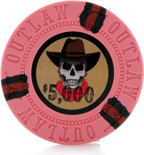 Vista 9 de Versa Games Fichas de póquer Outlaw Clay en 0.46 oz - Paquete de 50 (colores a elegir)