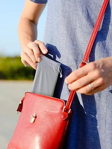 Vista 5 de Frienda 25 piezas de microfibra bolsa bolsa gafas gafas gafas bolsa suave bolsa con 2 paños de limpieza de gafas