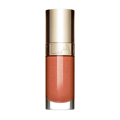 Vista 19 de Clarins Lip Comfort Oil Aceite labial hidratante, nutritivo y humectante Acabado ligero, alto brillo Calma, conforta y protege los labios