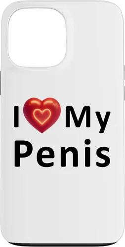 Vista 23 de Funda para iPhone 16 I Love My Penis I Heart My Penis para el día de San Valentín