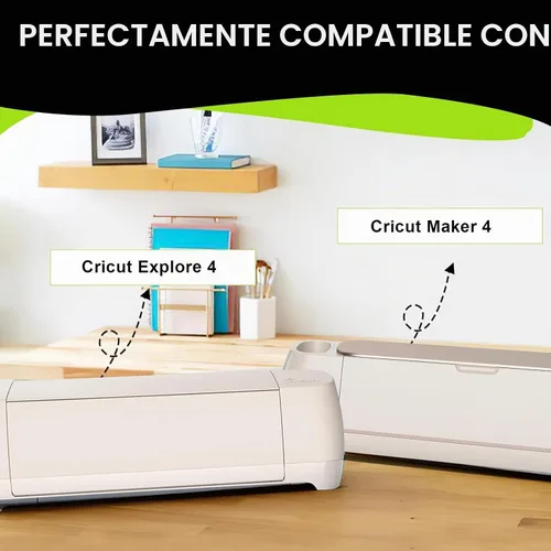 Vista 2 de UCEC Vinilo negro de 13 x 15 pies compatible con Cricut Maker/Explore 3 y 4